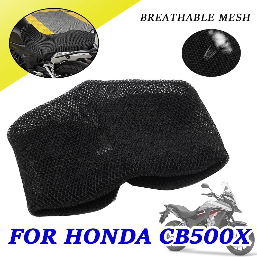 Motorcycle Accessories For HONDA CB500X CB 500X CB 500 X CB500 X Mesh Seat Cushion Cover Protection Insulation Seat Protector