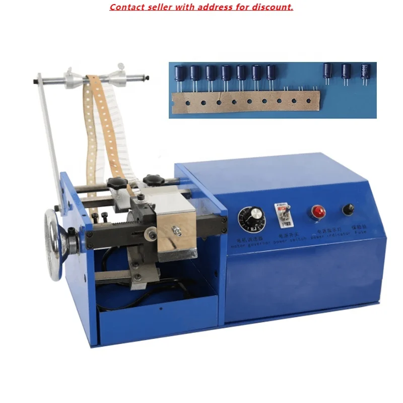 

EW-1310 High Precision Resistor Lead Cutting Form Machine Capacitor Lead Forming Machine For Sale