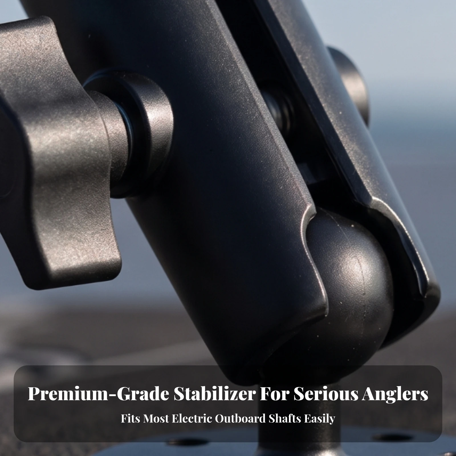 Trolling Motor Stabilizer Bracket Marine-Grade Trolling Motor Support Bracket Hardware Adjustable Corrosion-Resistant view 3