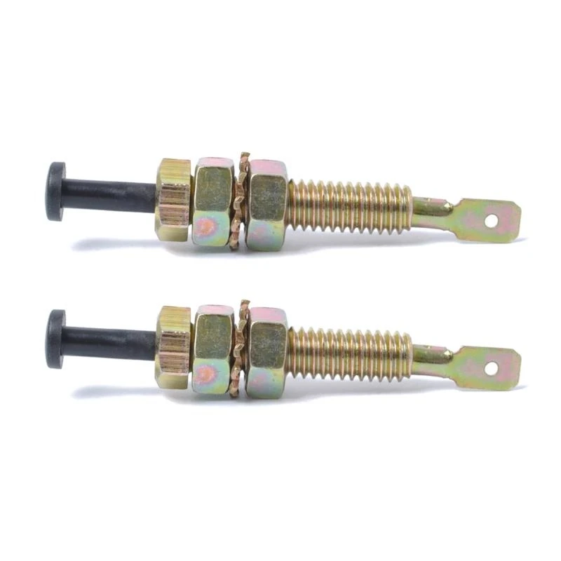 SZCH 2/4Pcs 12V Mount Pin Switch Momentary Universal Door Jamb Flange Light Hood Mount Switch for Car Truck