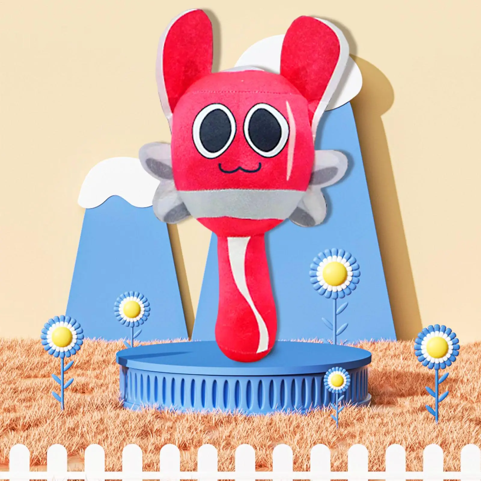 

Rhythm Box Plush Toys Cartoon Game Figure Plushie Funny Stuffed Doll for Christmas Birthday Nursery Bedside Desktop Home Kids