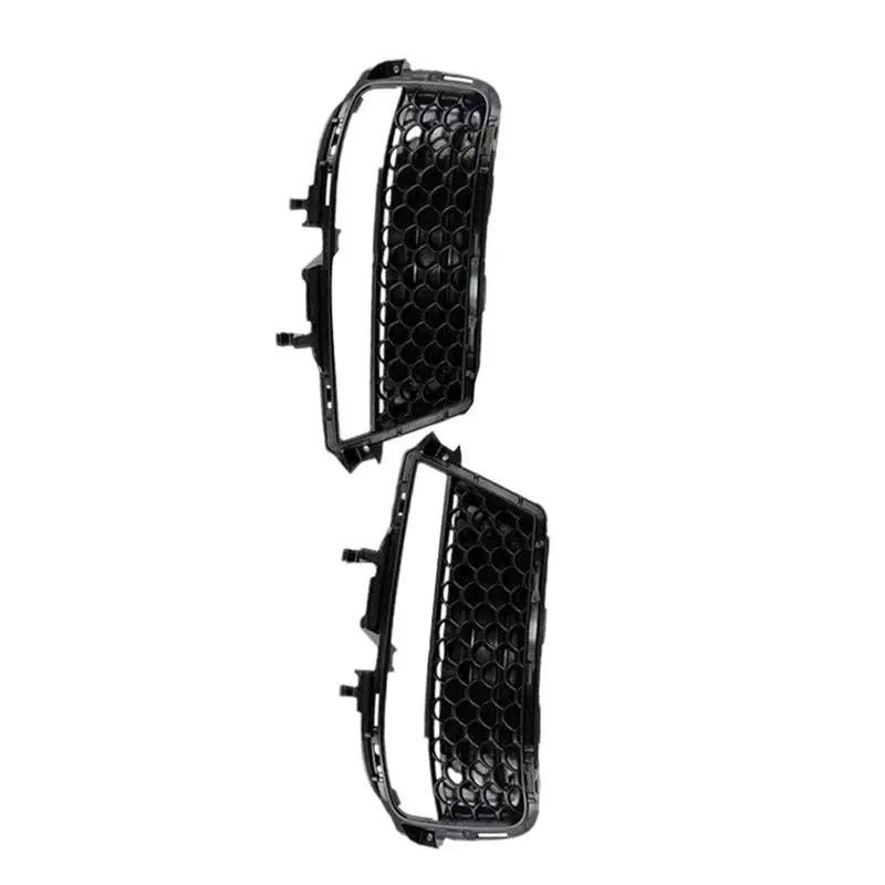 

AEF2-2Pcs Front Bumper Fog Light Grille Cover 2218851953 2218852053 For Mercedes-Benz W221 S63 S65 AMG 2010-2013