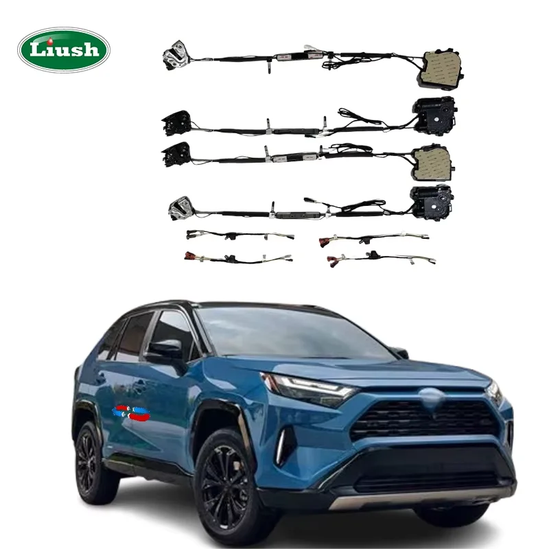 

Механизм приводов замка для Suzuki Across Power Suction Door System, комплекты модернизации для Toyota Rav4 2020 SUV, мягкие закрывающие автомобильные двери