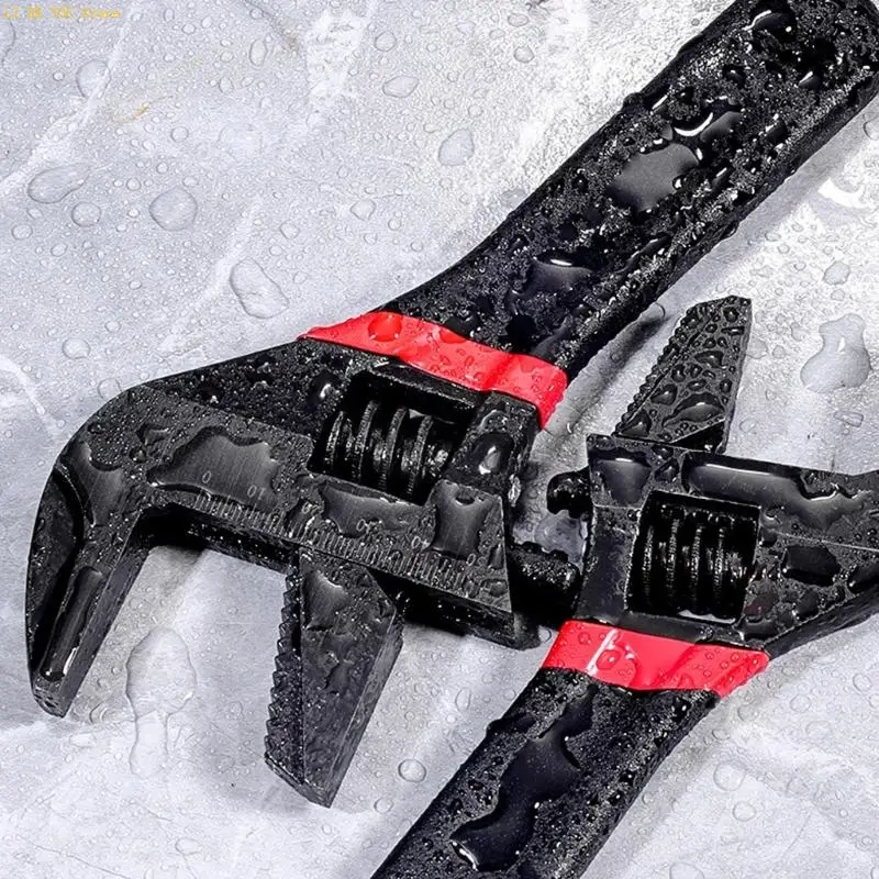 W3JE High Strength Adjustable Wrench Rusts  Resistant Hand Tool Suitable For Pipe Fittings And Home Improvement Enthusiasts