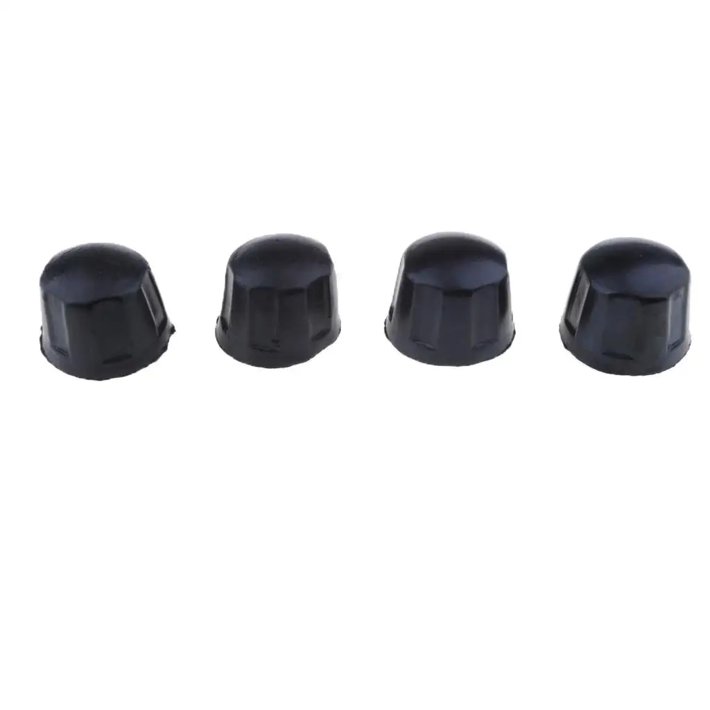 

4x Black Rubber Dust Nuts Covers for 50cc 70cc 110cc 125cc Quad Bike ATV