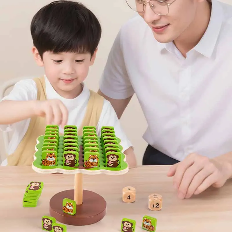 

Настольные игры «Баланс животных» с деревом, детское логическое мышление, семейная вечеринка, социальная игра, взаимодействие родителей и детей, сенсорные развивающие игрушки