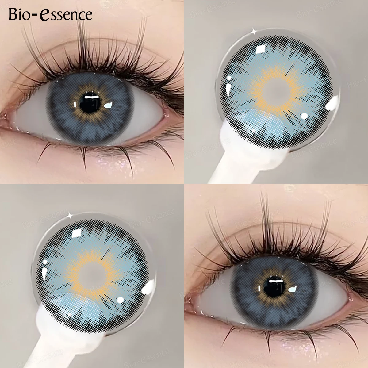 Bio-essence 1 Pair Color Contact Lenses for Eyes Natural Brown Lenses Beauty Fashion Red lense Blue Lenses Green Eye Contact
