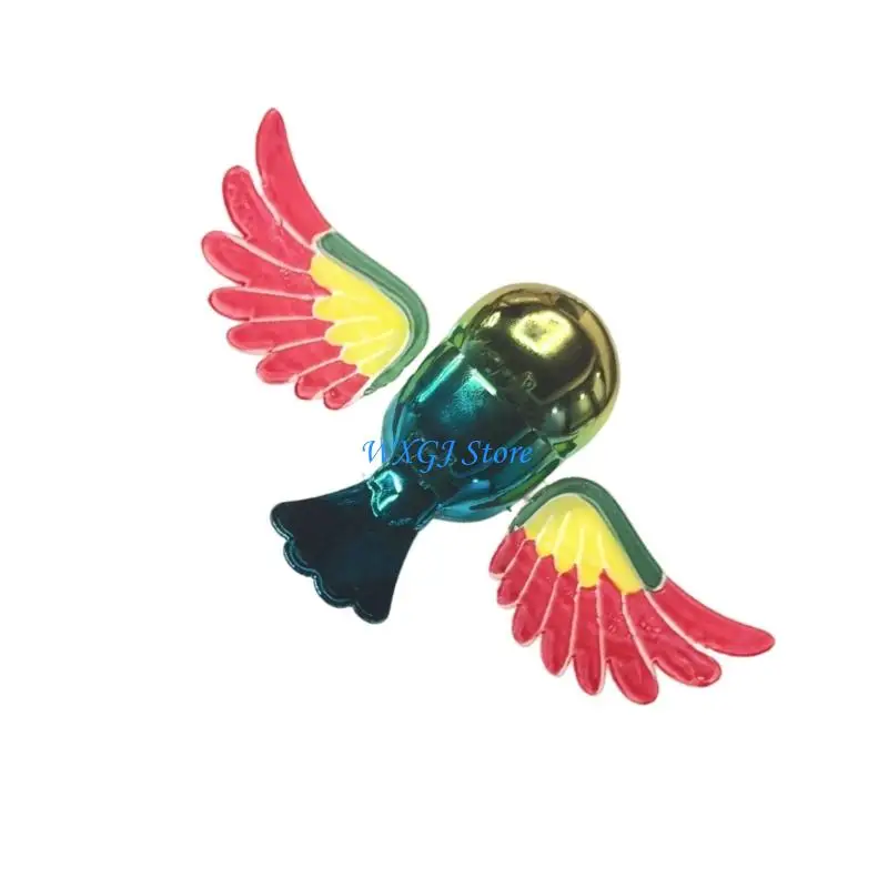37JE Flaps Wing Motion Car Decoration Flying Bird Wind Power Automotive Sticker Decors For Engine Hood, Roof