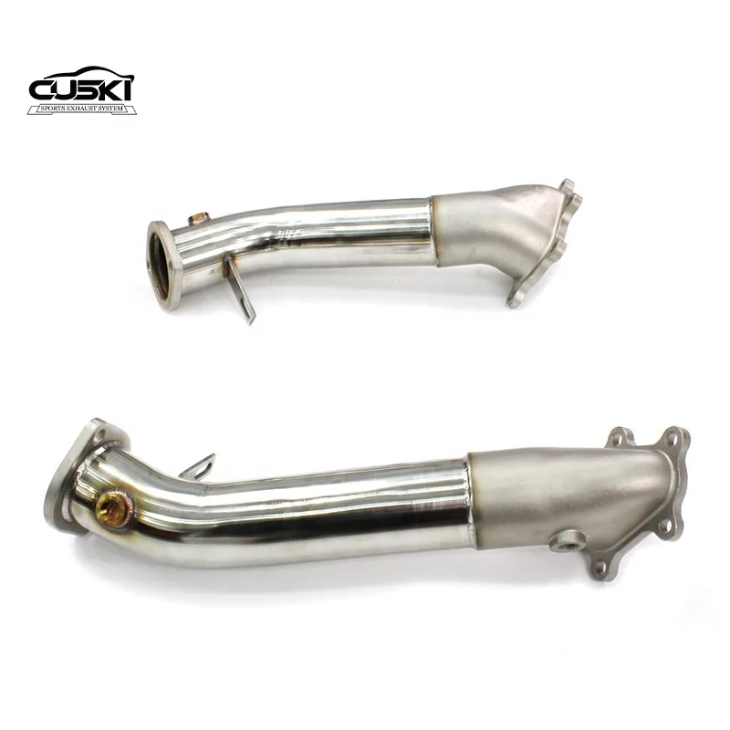 High Performance Downpipe For Nissan GTR/GT-R 3.8TT 2008-2023 Exhaust Pipe 304 Stainless Steel Exhaust Downpipe without catalyst