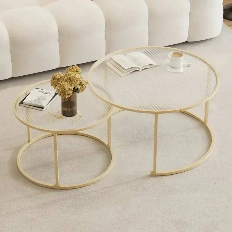 Acrylic High Coffee Tables Small Auxiliary Makeup Desk Hallway Coffee Tables Luxury Bedside Mesa Centro Outdoor Furniture YR50CT