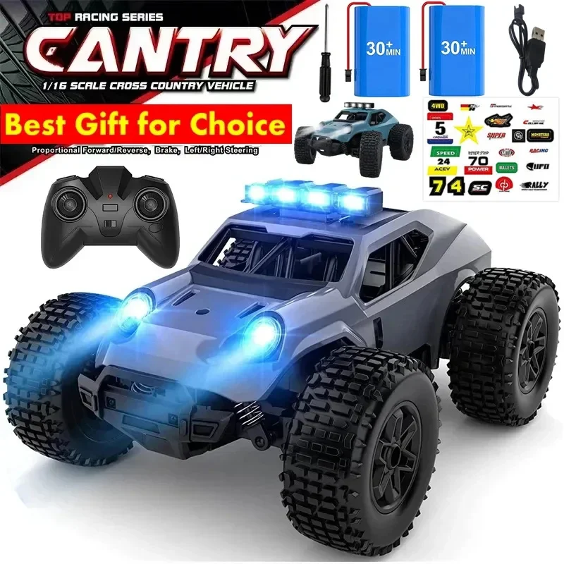 1:20 RC 4WD Off-Roadรีโมทคอนโทรลรถยางขนาดใหญ่ความเร็วสูงไฟฟ้าRacingของเล่นเด็กกลางแจ้งเกมเด็กของขวัญเด็ก