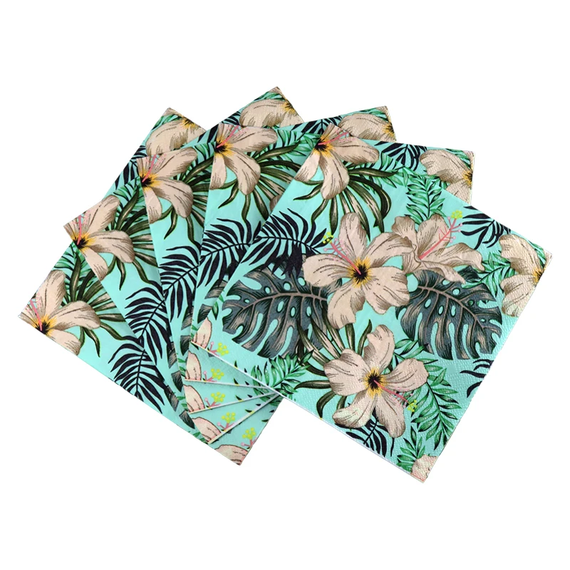 

50 pieces per pack 3layers thickening colored printed paper napkins party tissues 33*33cm square disposable napkins