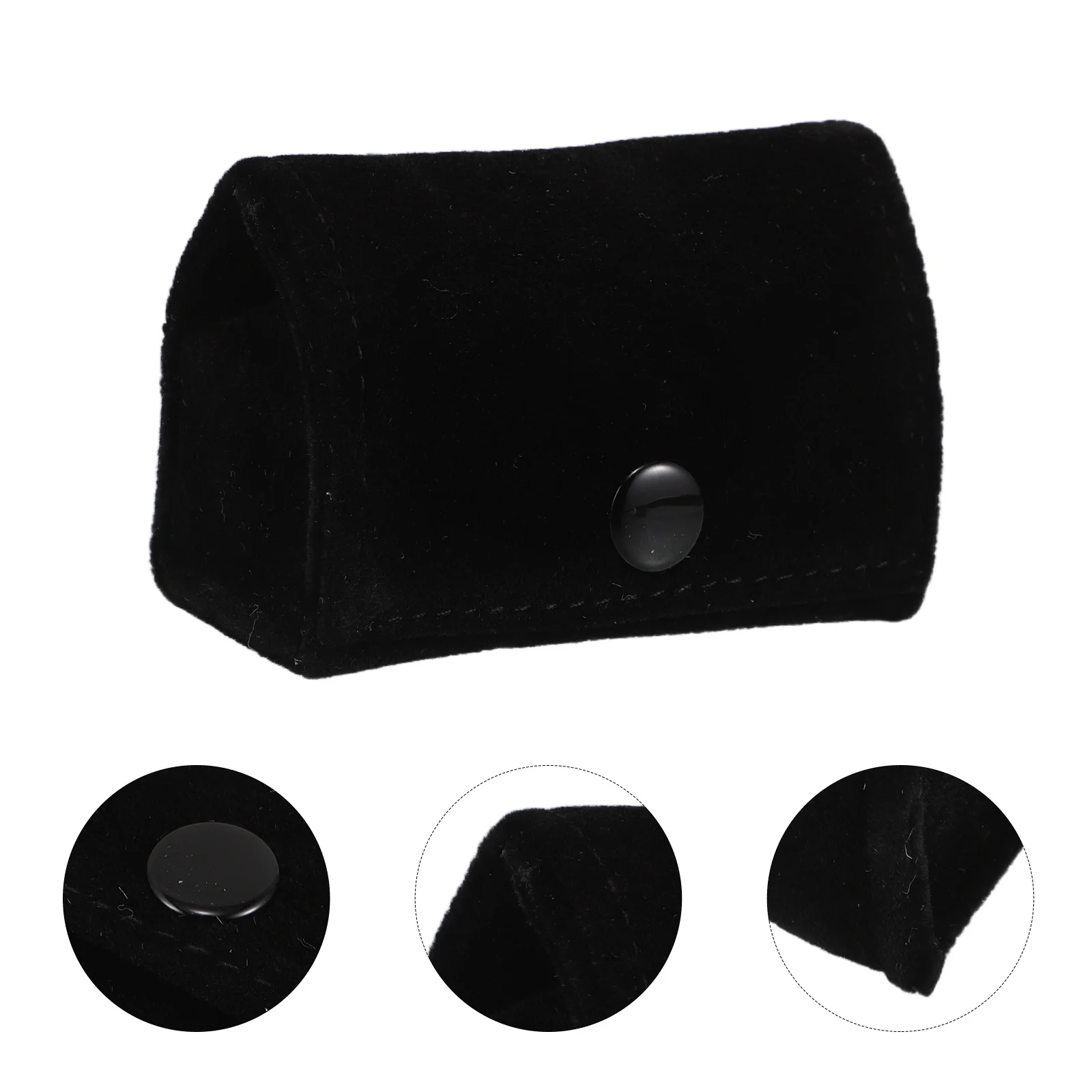 

Portable Mini Ring Box Jewelry Storage Case For Women Small Travel Earring Holder Organizer Scratch-Resistant Lightweight Ring