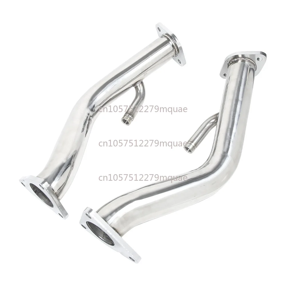 Stainless Steel 2.5 Inch Head Segment Exhaust Pipe Kit for Nissan 370ZG37 for Infiniti Q50 Q60 304