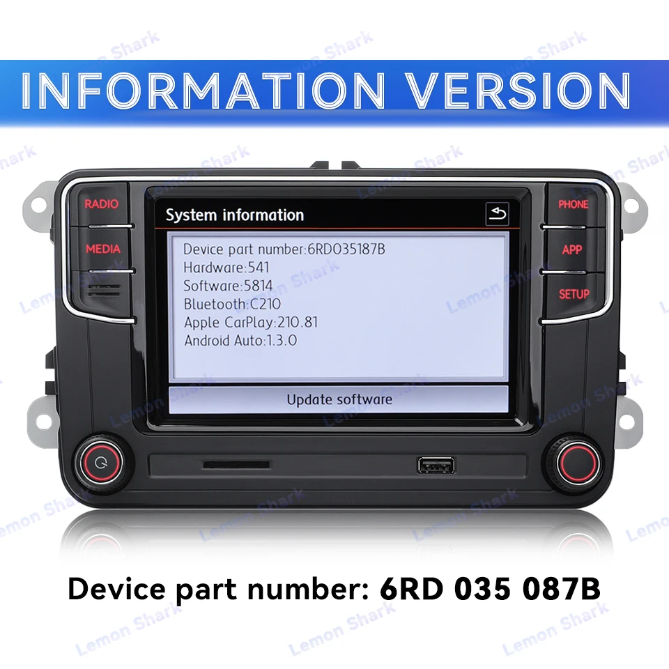 RCD360 PRO Carplay راديو السيارة NONAME أندرويد السيارات MIB الملاح لشركة فولكس فاجن جولف 5 6 جيتا MK5 MK6 تيجوان CC بولو باسات B5 B6