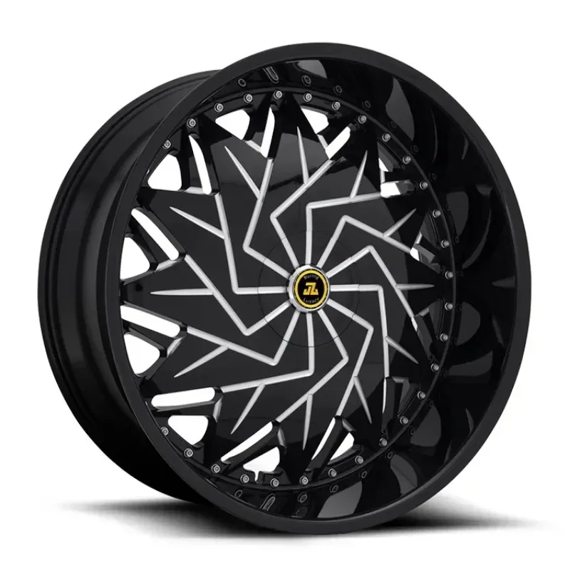 Deep Dish Polished Lip Wheel Donk Rim Custom Forged Aluminum Alloy Wheels Hub