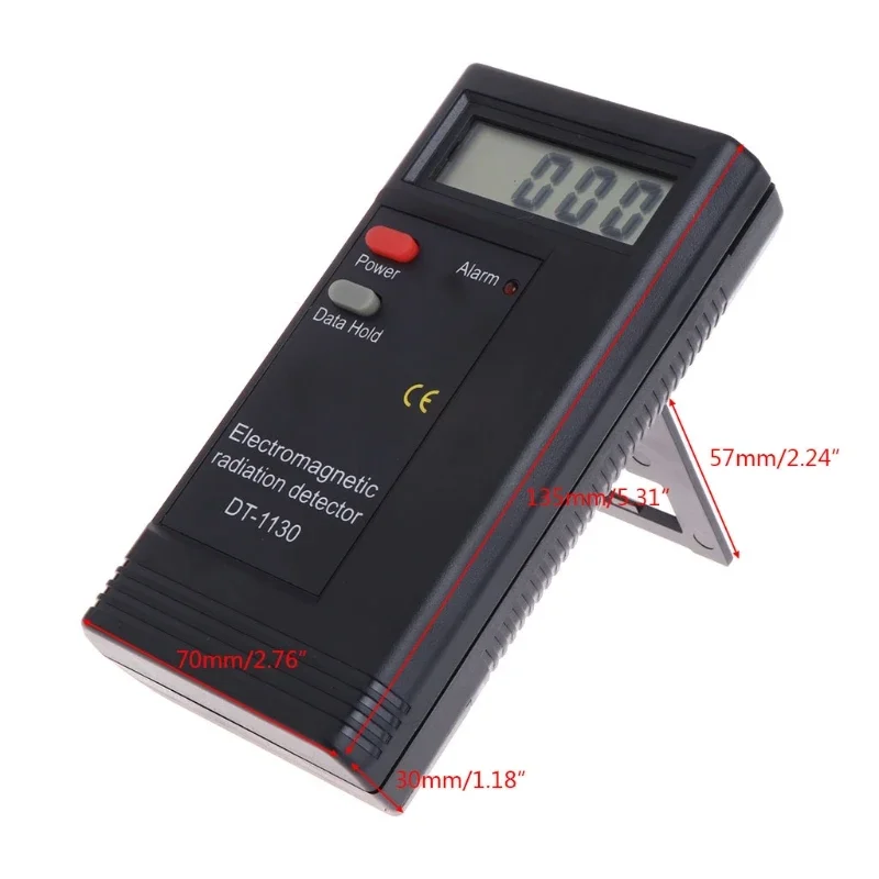 Electromagnetic Radiation Detector LCD Digital EMF Meter Dosimeter Tester DT1130 D Tool ship