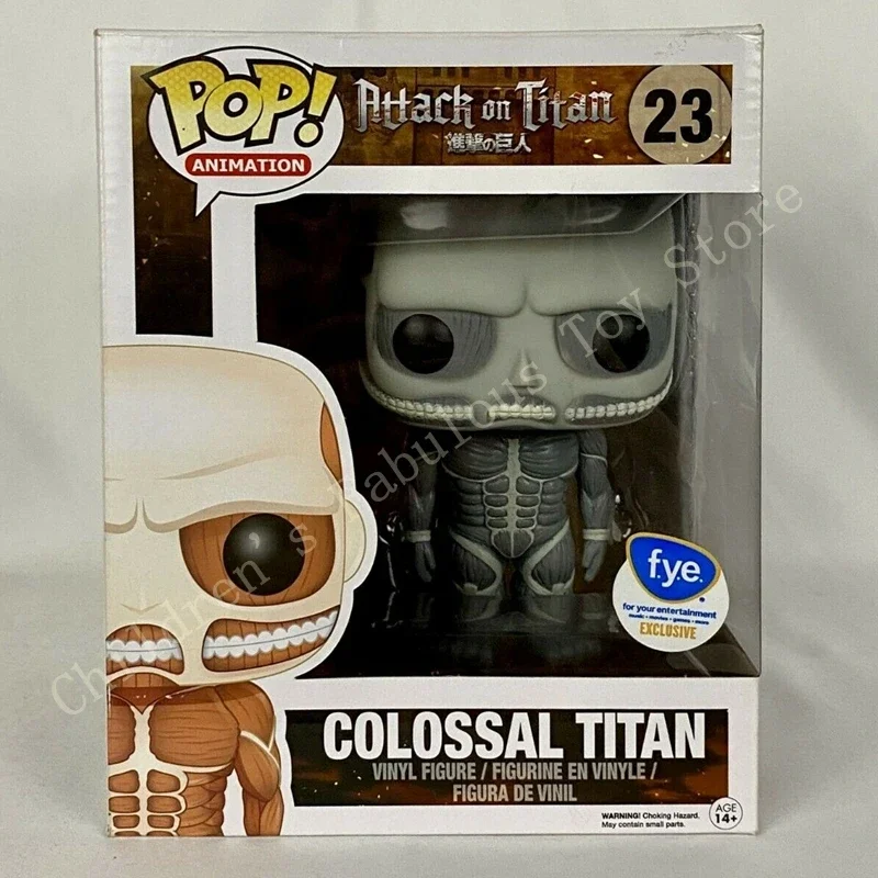 2024 Il nuovissimo funko pop Attack On Titan # 23 # 233 Levi # 235 # 239 tutte le serie EREN # 20 # 21 regali limitati della collezione di giocattoli di action figure