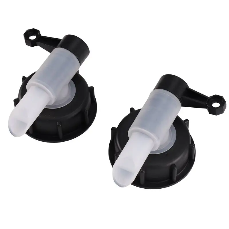 ABVJ-Drip Free Filling Dosing Faucet 2PCS Precision Pouring Tap Spouts For DIN61 Threaded Plastic Canisters(20L, 25L)