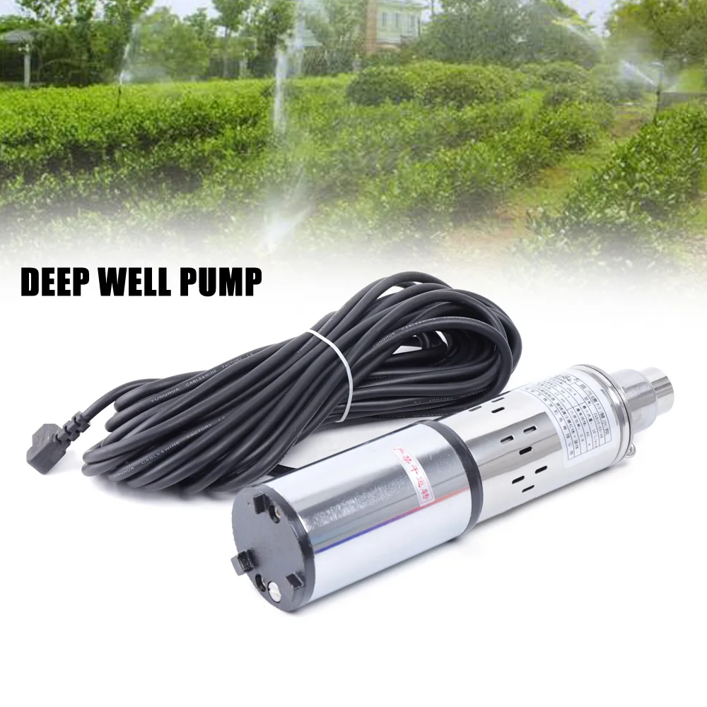 280W Water Pump DC Solar Deep Well Water Pump Farm Ranch Submersible Irrigation Pump 48V