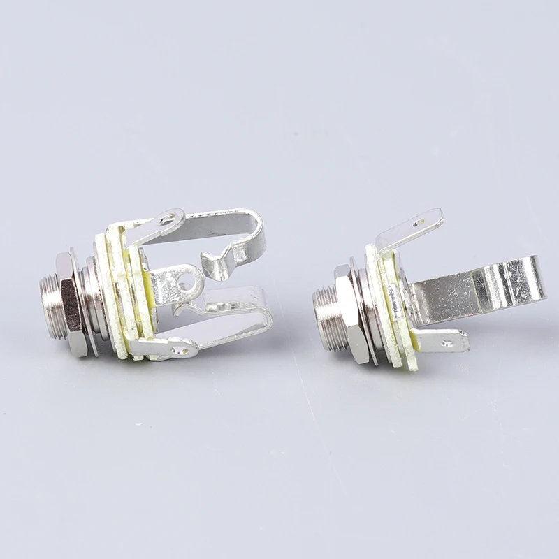1Pc REAN TRS Stereo 6.35mm Metal Female Jack 3 Pole NYS230 Audio Panel Mounting Socket 1/4
