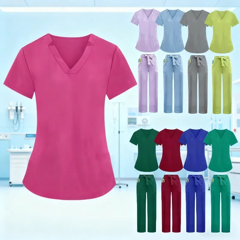 

Good-looking Doctor and Nurse Work Uniforms, Women's Hand Sanitizers, Straight-leg Pants for Operating Rooms