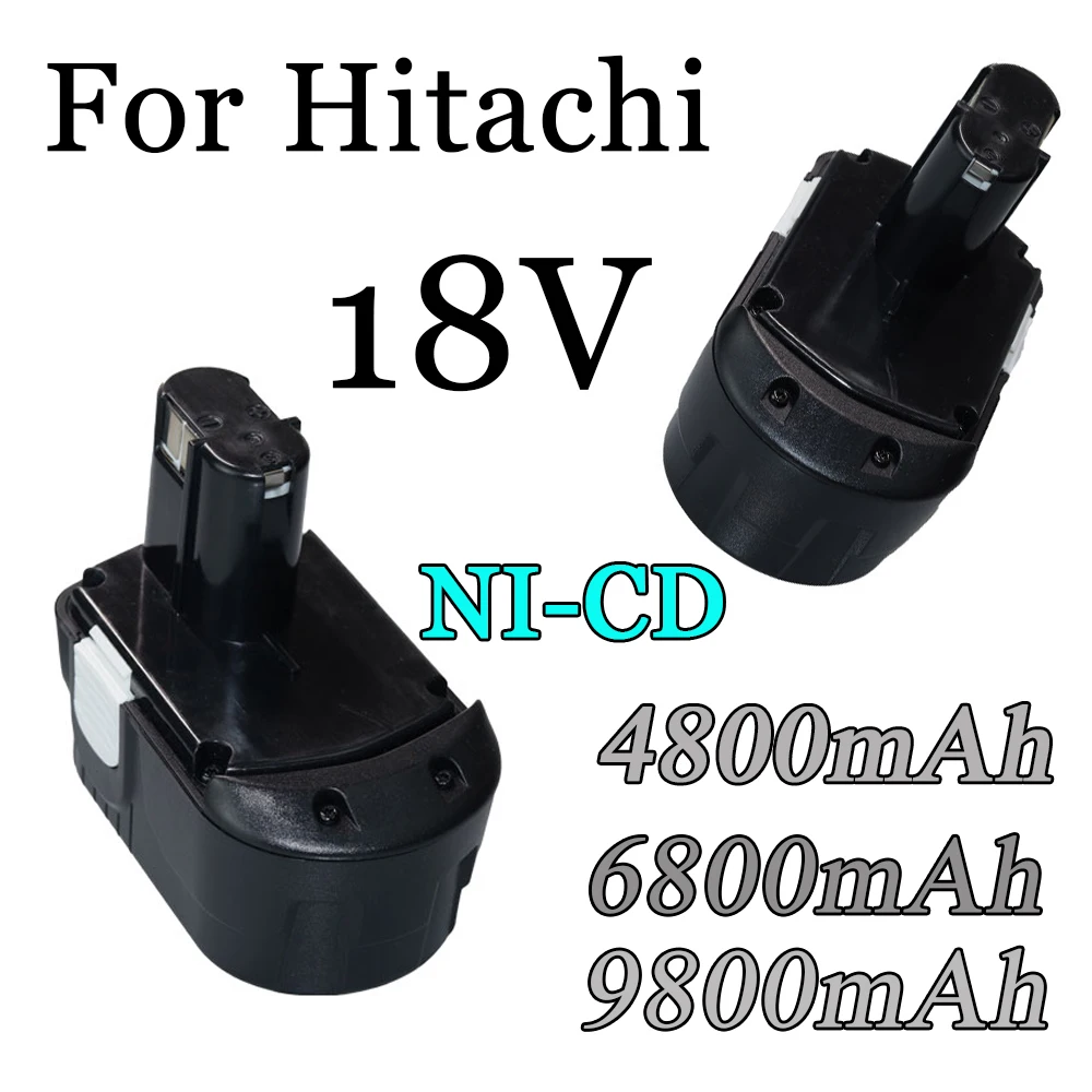 

Для HITACHI 4,8 Ач BCL1815 BCL1830 EBM1830 EBM1840 Аккумуляторная батарея для электроинструмента 18 В 4800 мАч