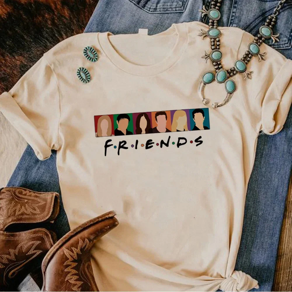 

Friends Tv Chandler Bing t-shirts women manga Tee girl designer anime clothing women clothing y2k top graphic t shirts