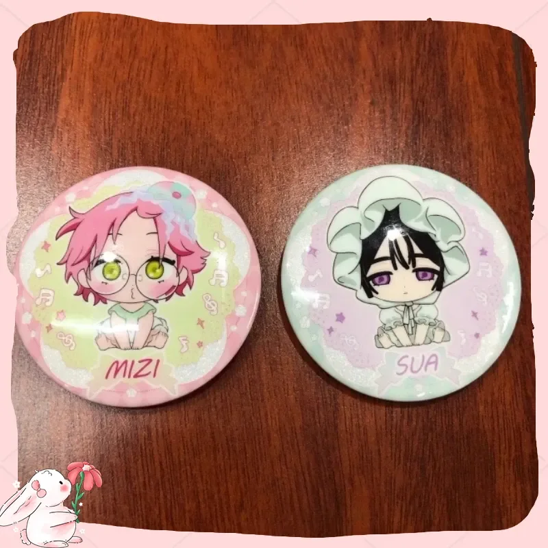 【มีสินค้าในสต็อก】เข็มกลัดโลหะลายการ์ตูนอนิเมะอย่างเป็นทางการ ซีรีส์ Alien Stage Ivan Till Mizi Luka Sua Hyuna Baby สำหรับคอสเพลย์ ของขวัญ