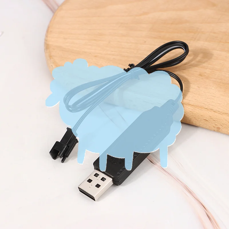 

USB Charger Cable For 3.7V Lithium Battery Charger SM-2P Forward RC Car Aircraft Parts RC Quadcopter Toy Aircraft Accessories