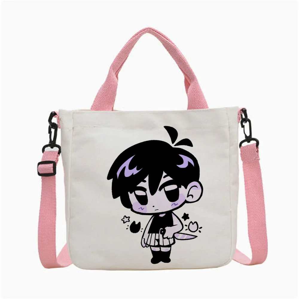 Omori tote bag foldable shopping totebag personnalisable canvas  woman
