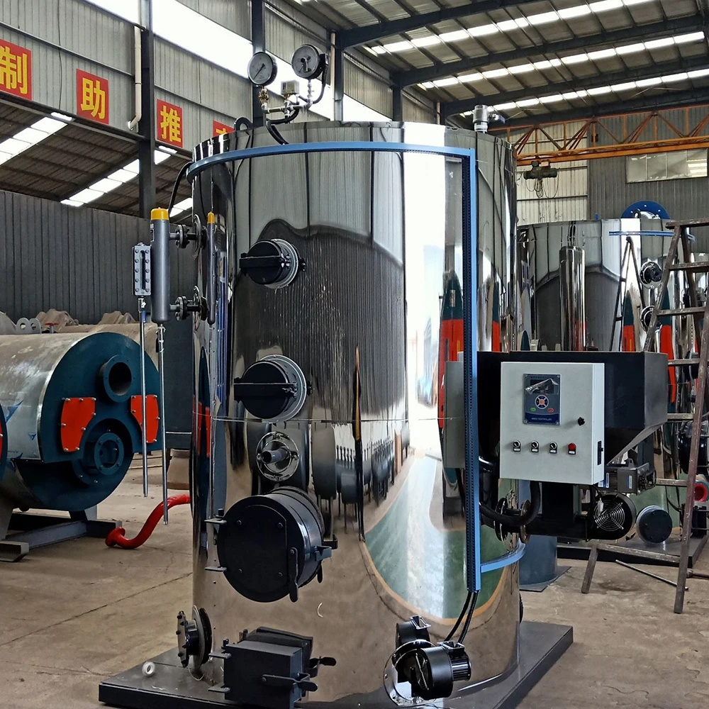Vertical Type 100kg to 700kg Industrial Best Small Outdoor Wood Chips Stove Fired Burner Steam Generator Boiler
