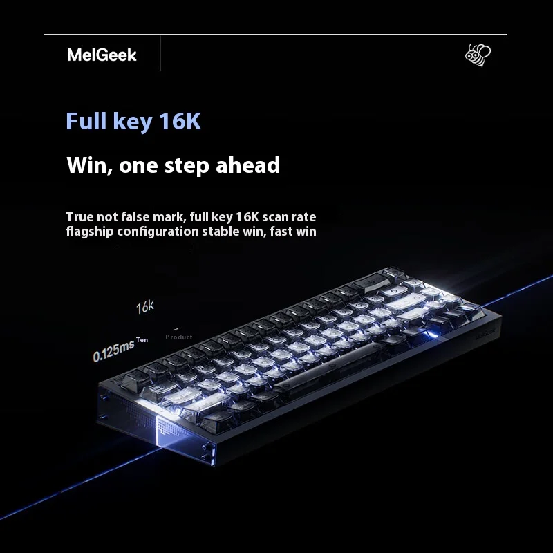 MelGeek Real67 HE Gaming Keyboard Hall Effect 0.01mm Rapid Trigger Support 8000Hz Polling Rate DKS SOCD MT TGL Hot Swappable