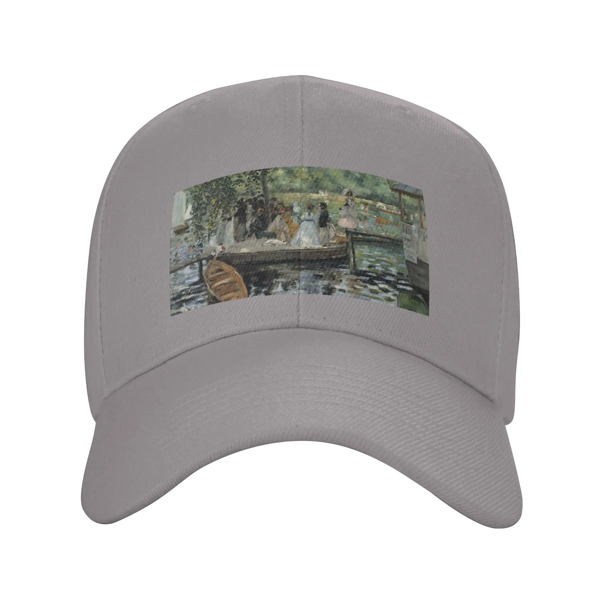 Hot Sale Renoir s La Grenouill re  an impressionist bathing scene Baseball Cap  Windproof Hat  Concert Hat