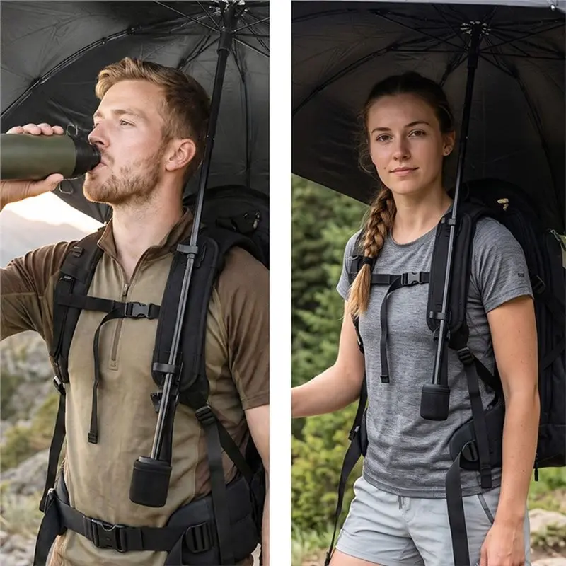 ABVG-Umbrella Holder Strap Wearable Umbrella Support Mount For Folding Umbrella