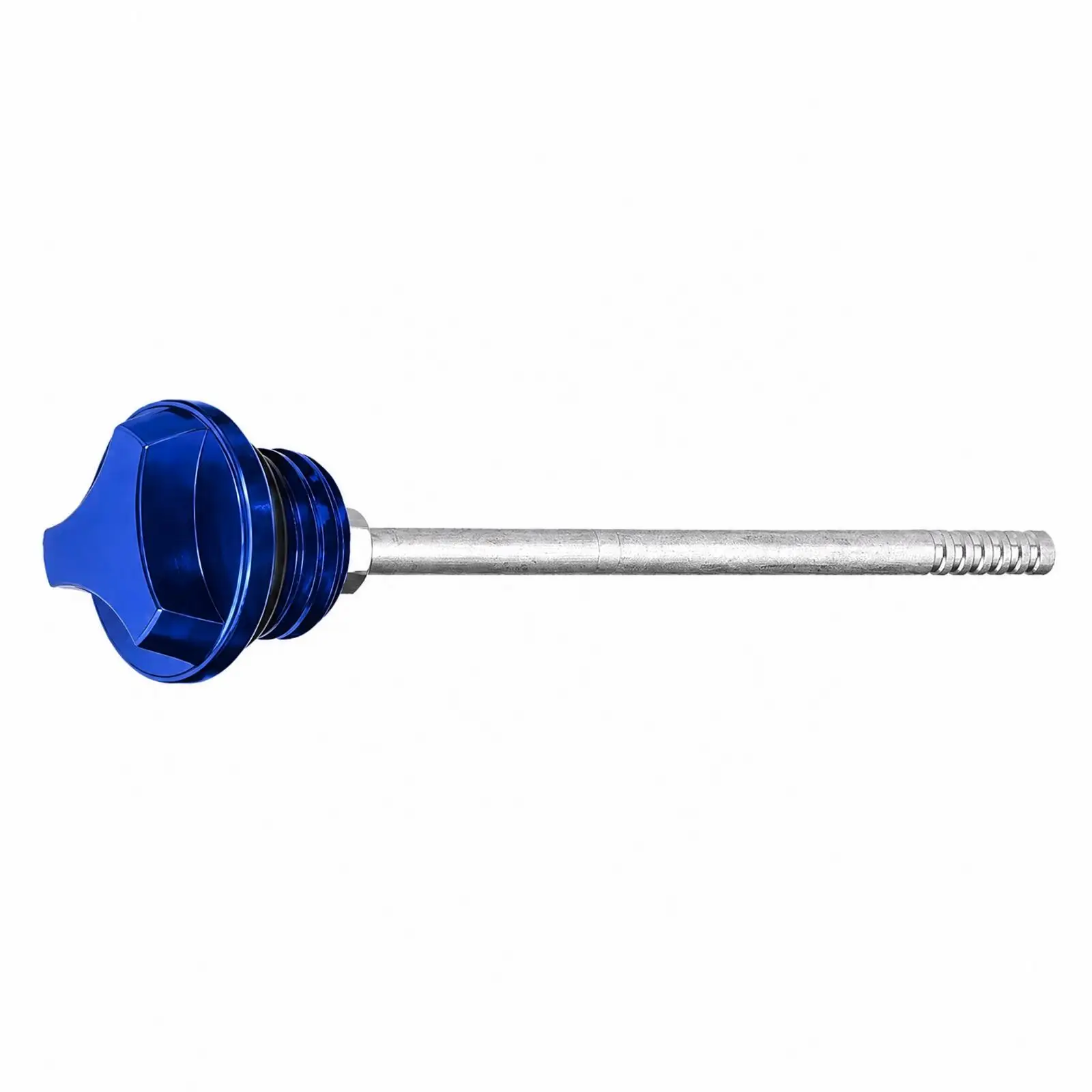 Aluminum Motorcycle Oil Dipstick with Threaded Grip for Precise Engine Oil Measurement Tool