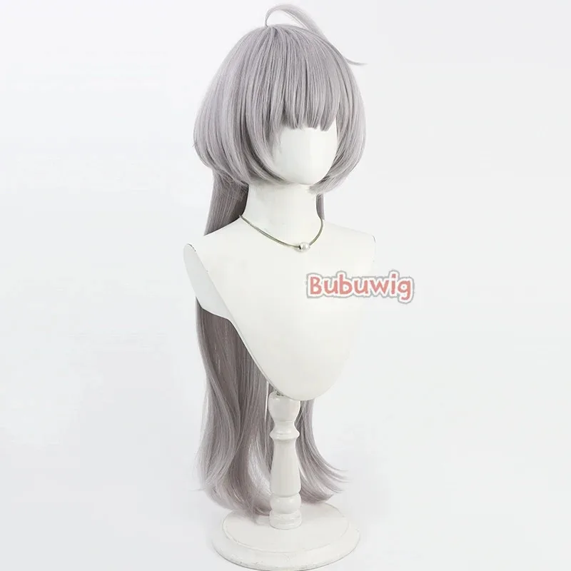 

CySynthetic Hair Yabuki Shuro Cosplay Wigs Game Blue Archive Yabuki Shuro 80cm Long Straight Gray Cos Wig Heat Resistant