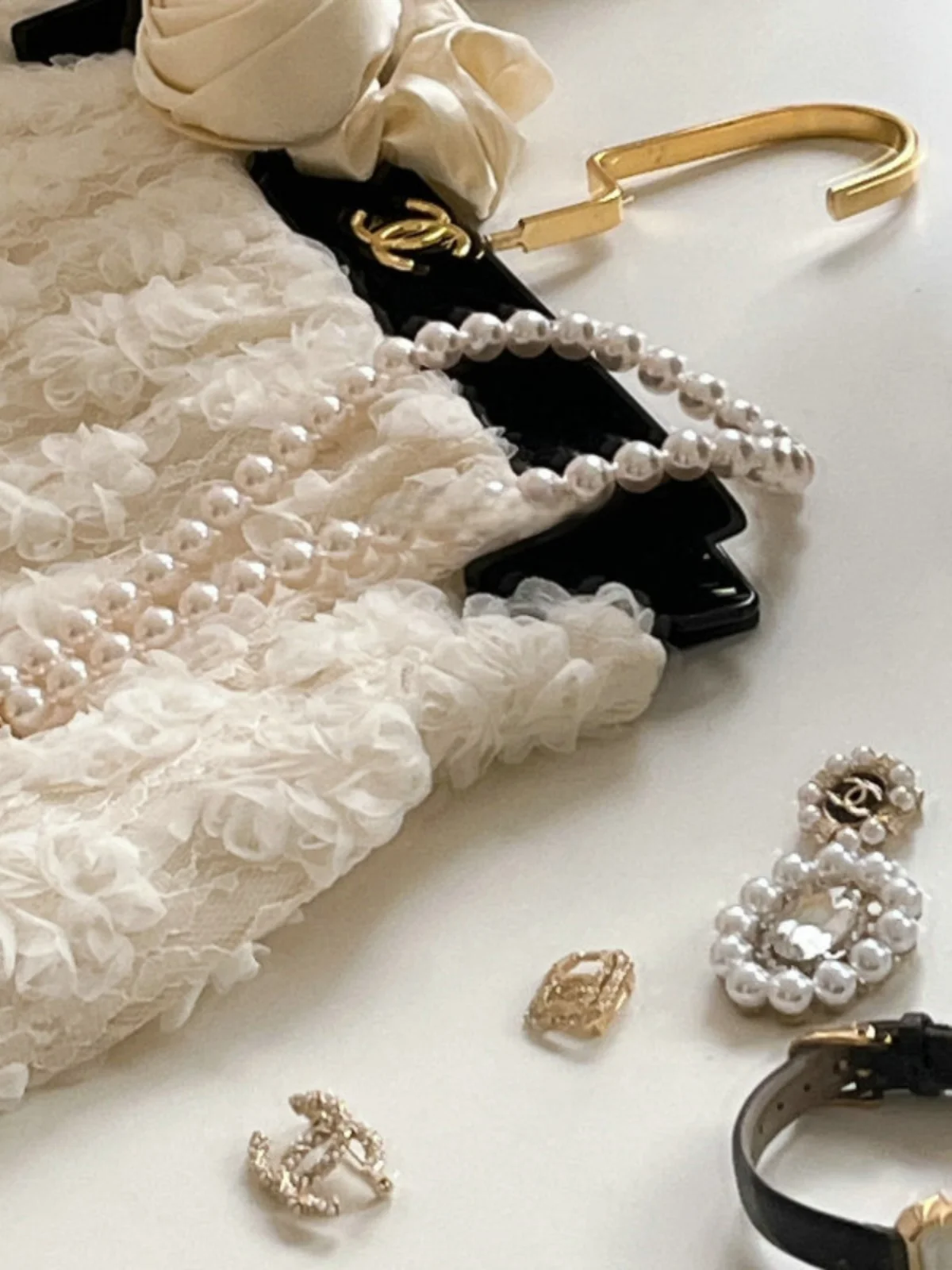 

Ele Pure Color 3D Flower Elastic High Waist Skirt Solowen Dry Sle A-Line ort Skirt for Women