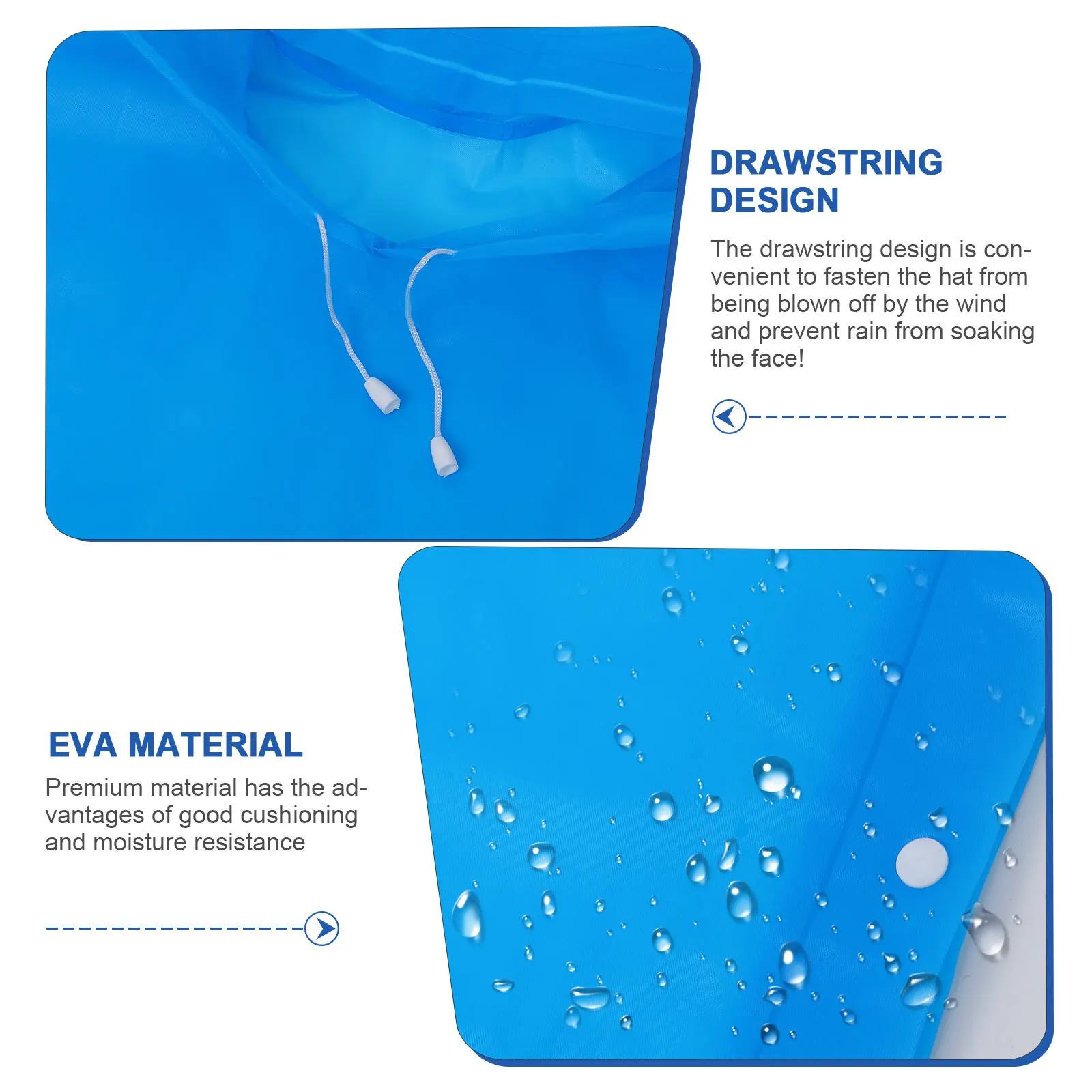 Poncho de lluvia con capucha para adultos, ropa de lluvia Premium Eva impermeable de secado rápido, portátil, para viajes al aire libre, Camping, Unisex, 1 ud.