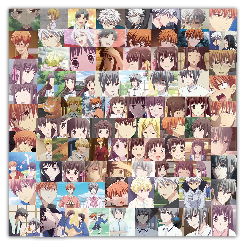 103pcsLively الكرتون دور ملصقات جمع أنيمي شخصية الشارات ل جراب هاتف دفتر Crafts بها بنفسك الحرف Otaku ملصق تشكيلة