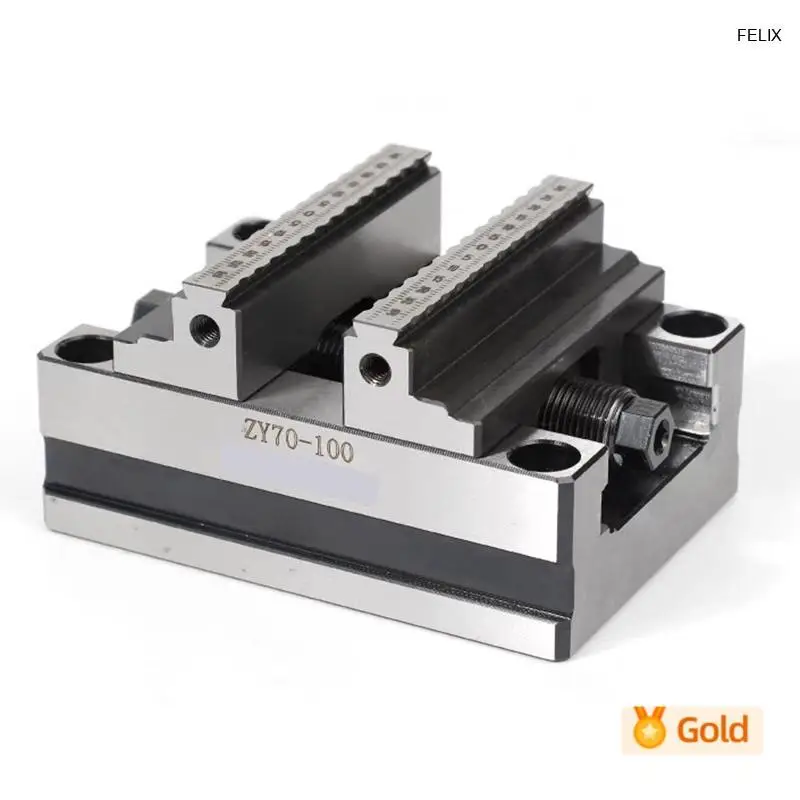 Luminária de Mesa de Quatro Turnos de Alta Precisão Torno Cnc Autocentrante Centro de Usinagem Alicata Plana Concêntrica 003 mm