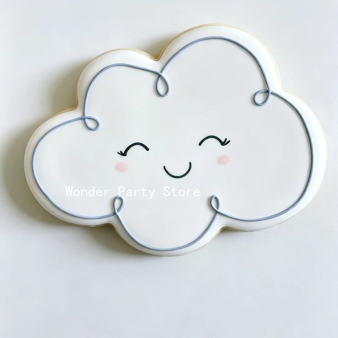 Cloud Shape Cookie Cutter Made 3D Printed Fondant for Cake Decorating Tools Cookie Cutter Biscuit Mold Baking Mould