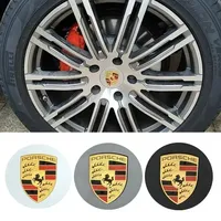 4Pcs/Lot 65MM 76MM T76 Refitting Car Wheel Center Caps Hub Center Covers For Porsche Boxster Cayman Cayenne 911 Macan Panamera