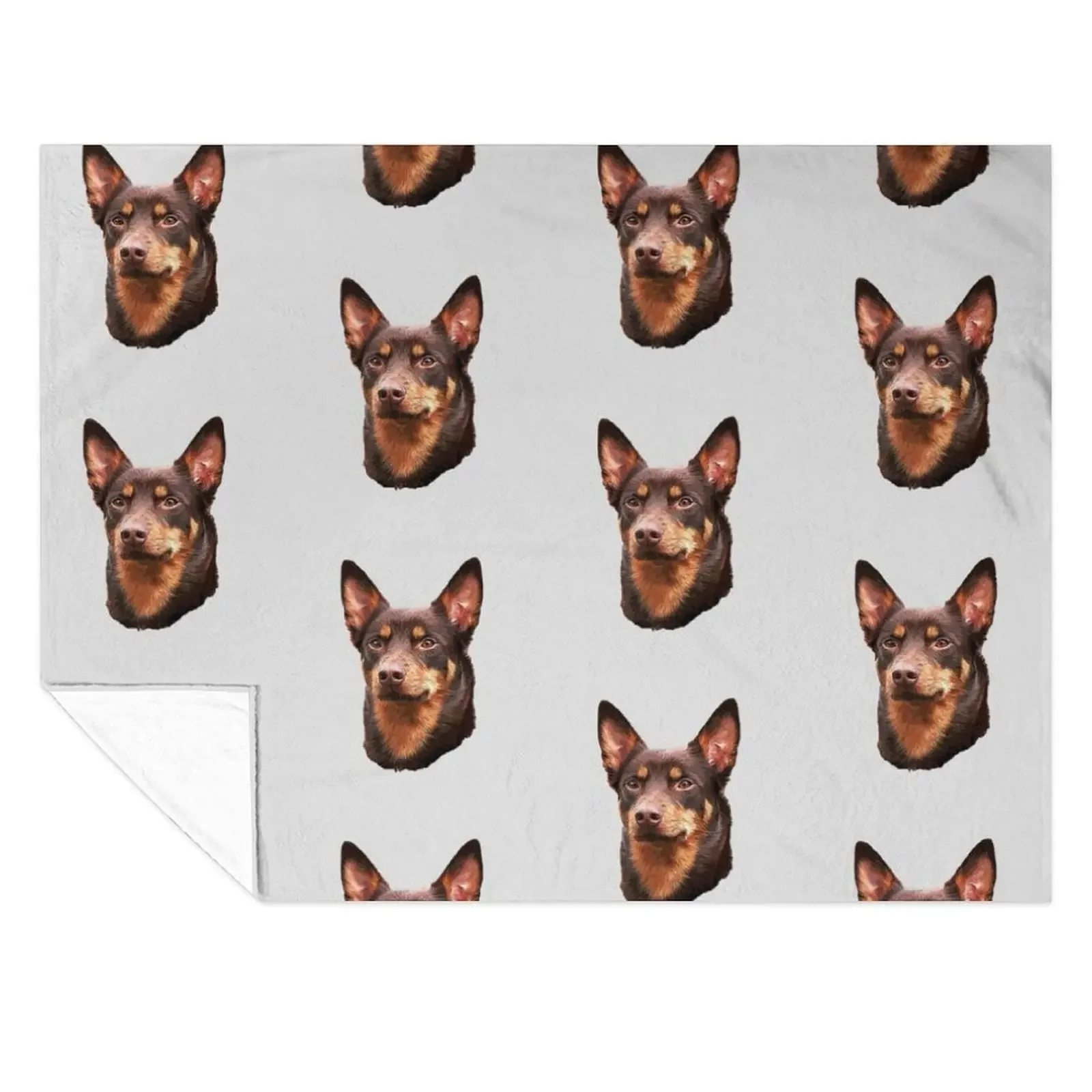 

Kelpie - Australian Kelpie Throw Blanket valentine gift ideas Bed linens Decorative Throw Plaid Blankets