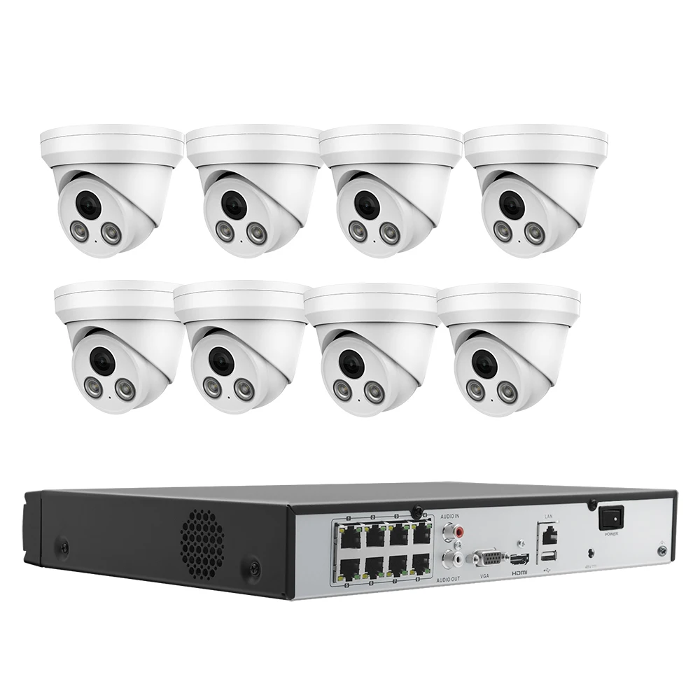 

Ip-камера видеонаблюдения Conect, 5 Мп, 8 каналов, HD, Poe, Nvr