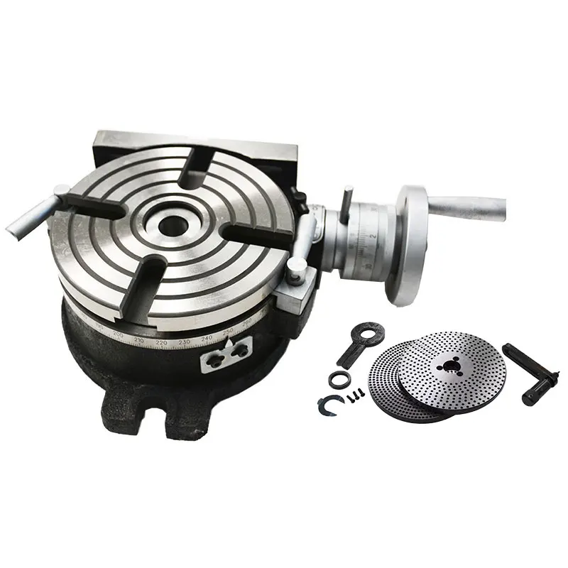 

Horizontal and Vertical Rotary Table with DP-2 Dividing Plate for Cnc Drilling Milling Lathe Machine