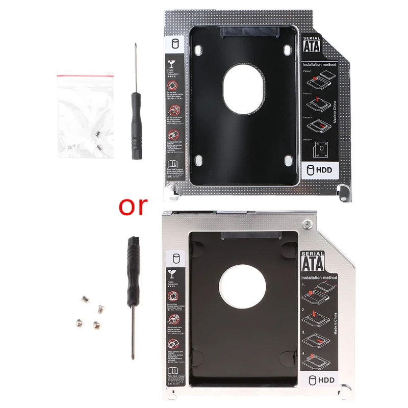 Adaptador de disco duro SSD HDD Caddy para Apple MacBook Pro-A1278 A1286 A1297
