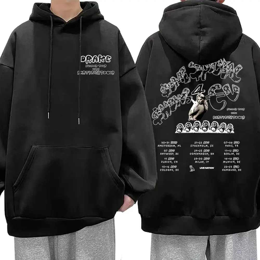 

Rapper Drake Europe Tour with PARTYNEXTDOOR Hoodie SSS4U Some Sexy Songs 4 U Hoodies Men's Hip Hop Fashion Vintage Sweatshirt