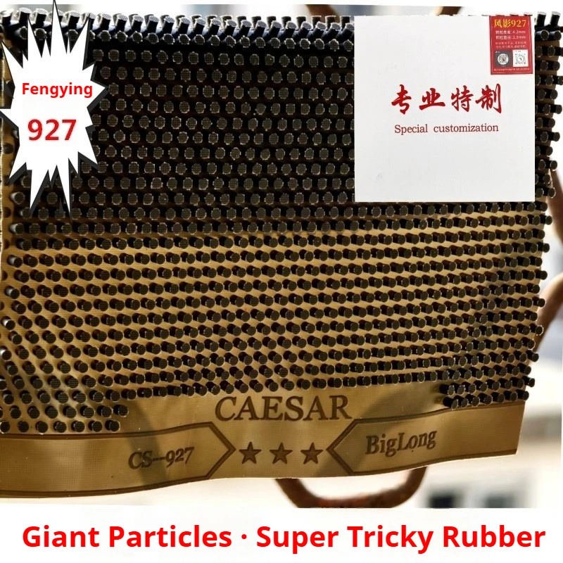 Extra-large Particles CS-927 Table Tennis Rubber OX Long Pips Cured/Uncured 4.2mm Particle Height Weird Special Ping Pong Rubber