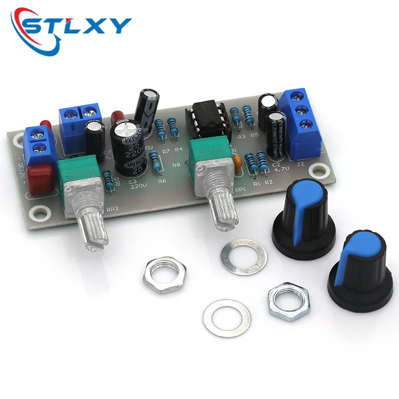 Single power 10-24V overweight subwoofer front stage plate low pass filter board front stage tone board front finished board
